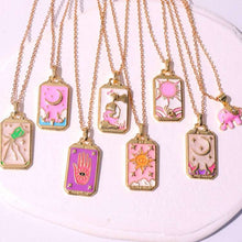 Load image into Gallery viewer, Bohemian Mystic Enamel Pendant Necklace