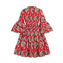 Load image into Gallery viewer, African Floral Bohemian Print Dress