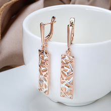 Load image into Gallery viewer, Two-Tone Geometric Earrings