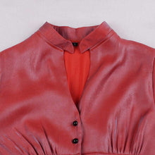 Load image into Gallery viewer, Retro Designer Midi Glitter Pleated Dress