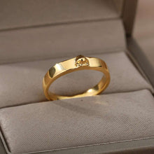 Load image into Gallery viewer, Vintage Face Rings Set Gold Plated