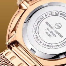 Load image into Gallery viewer, Chloé Pink Rose Gold Watch Bracelet Set