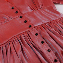 Load image into Gallery viewer, Retro Designer Midi Glitter Pleated Dress