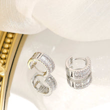 Load image into Gallery viewer, Luxury Fine Gold Zircon Crystal Earrings