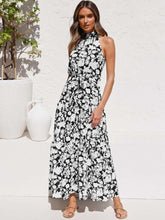 Load image into Gallery viewer, Sweet Polka Dot Halter Strapless Maxi Dress