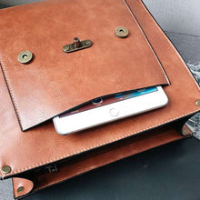 Load image into Gallery viewer, Vintage College Style Leather Backpack