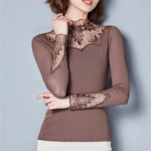 Load image into Gallery viewer, Floral Embroidered Lace Knit Top