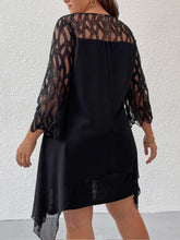 Load image into Gallery viewer, Elegant Plus Size Lace Mesh Party Dress