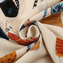 Load image into Gallery viewer, Cute Cat Fringed Scarf
