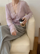 Load image into Gallery viewer, Vintage Buttoned Lace Cardigan