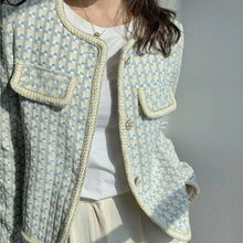 Load image into Gallery viewer, Chic Vintage French Tweed Blazer Jacket
