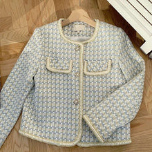 Load image into Gallery viewer, Chic Vintage French Tweed Blazer Jacket