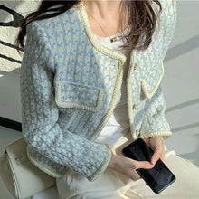 Load image into Gallery viewer, Chic Vintage French Tweed Blazer Jacket