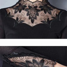 Load image into Gallery viewer, Floral Embroidered Lace Knit Top