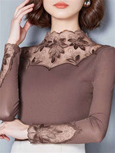 Load image into Gallery viewer, Floral Embroidered Lace Knit Top