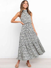 Load image into Gallery viewer, Sweet Polka Dot Halter Strapless Maxi Dress