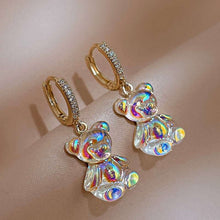 Load image into Gallery viewer, Cute Candy Gummy Bear Dangle Earrings