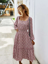 Load image into Gallery viewer, Vintage French Style Floral Dress