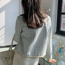 Load image into Gallery viewer, Chic Vintage French Tweed Blazer Jacket