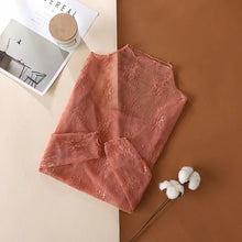 Load image into Gallery viewer, Sheer Floral Mesh Lace Top