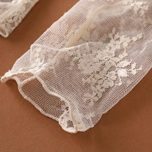Load image into Gallery viewer, Sheer Floral Mesh Lace Top