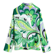 Load image into Gallery viewer, Tiffany Vintage Psychedelic Blouse & Pants Set