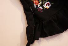 Load image into Gallery viewer, Bohemian Flower Embroidery Sleeveless Ruffles Blouse - Pretty Fashionation