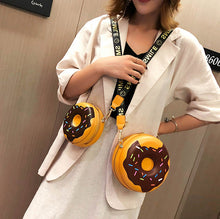 Load image into Gallery viewer, Cute Donut Crossbody Messenger Bag - Pretty Fashionation
