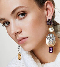 Load image into Gallery viewer, Designer Statement Pearls Drop Earrings