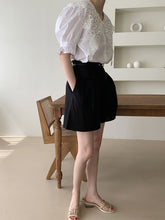Load image into Gallery viewer, Vintage Lace Edwardian Lapel White Blouse