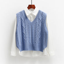 Load image into Gallery viewer, Chic Sleeveless Knitted V-Neck Vest
