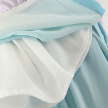 Load image into Gallery viewer, Gradient Cotton Candy Ruffle Chiffon Maxi Dress