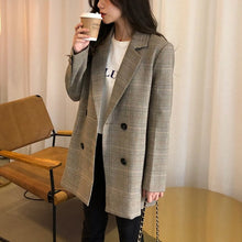 Load image into Gallery viewer, Vintage Smart Casual Plaid Blazer Jacket