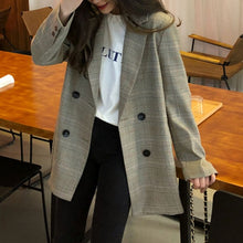 Load image into Gallery viewer, Vintage Smart Casual Plaid Blazer Jacket