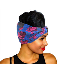 Load image into Gallery viewer, African Turban Wrap Twist Style Hair Headband