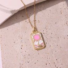 Load image into Gallery viewer, Bohemian Mystic Enamel Pendant Necklace