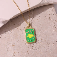 Load image into Gallery viewer, Bohemian Mystic Enamel Pendant Necklace