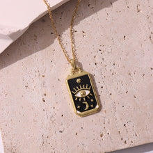 Load image into Gallery viewer, Bohemian Mystic Enamel Pendant Necklace