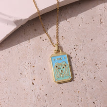 Load image into Gallery viewer, Bohemian Mystic Enamel Pendant Necklace