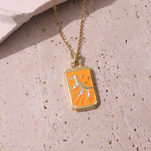Load image into Gallery viewer, Bohemian Mystic Enamel Pendant Necklace
