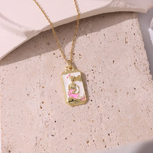 Load image into Gallery viewer, Bohemian Mystic Enamel Pendant Necklace