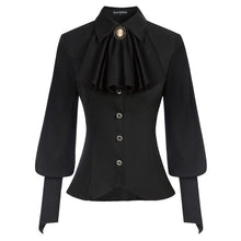 Load image into Gallery viewer, Vintage Victorian Renaissance Ruffled Shirt Blouse