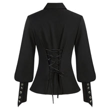 Load image into Gallery viewer, Vintage Victorian Renaissance Ruffled Shirt Blouse