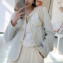 Load image into Gallery viewer, Chic Vintage French Tweed Blazer Jacket