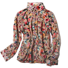 Load image into Gallery viewer, Sheer Floral Embroidery Blouse