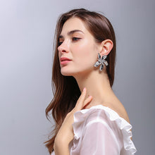 Load image into Gallery viewer, Big Flower Statement Studs Earrings - Pretty Fashionation