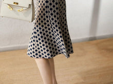 Load image into Gallery viewer, Vintage Designer Brocade Plaid Shirt Dress - Pretty Fashionation