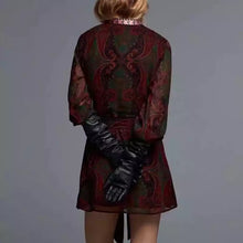 Load image into Gallery viewer, Ethnic Vintage Paisley Blouse Mini Dress