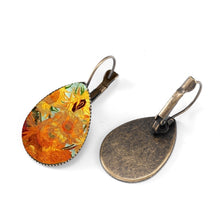 Load image into Gallery viewer, Van Gogh & Klimt Painting Teardrop Earrings - Pretty Fashionation