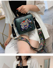 Load image into Gallery viewer, Vintage Bohemian Embroidery Butterfly Strap Elephant Bag - Pretty Fashionation